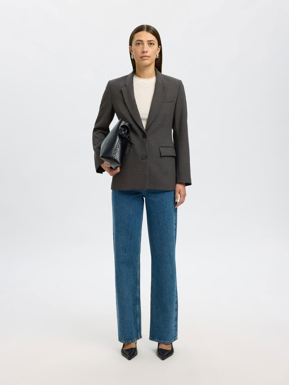 Slwrita Ls Classic Blazer Dgm Noos