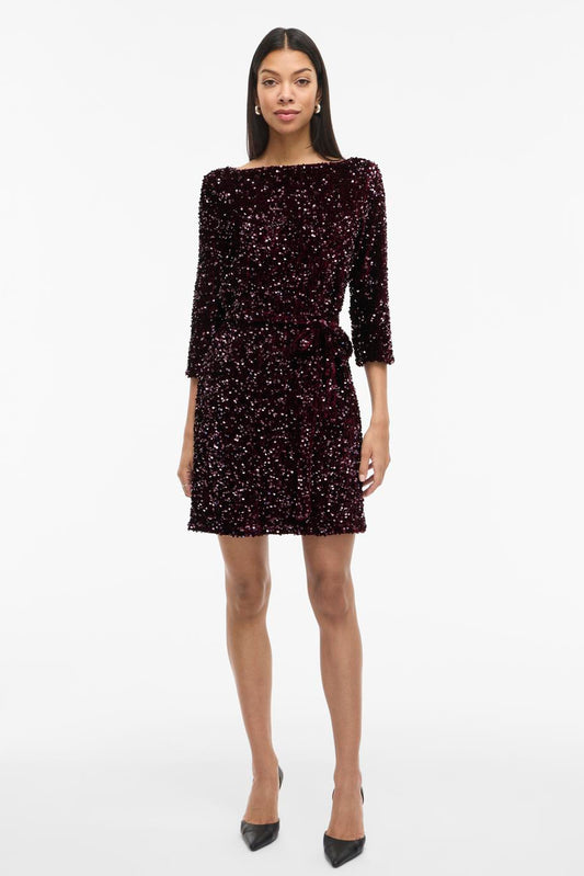 Vifaith Boatneck 3/4 Dress/r