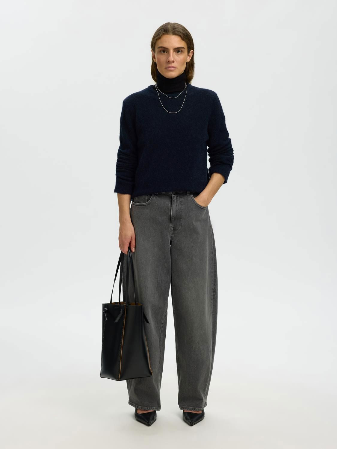 Slwlulu New Ls Knit O-Neck Noos