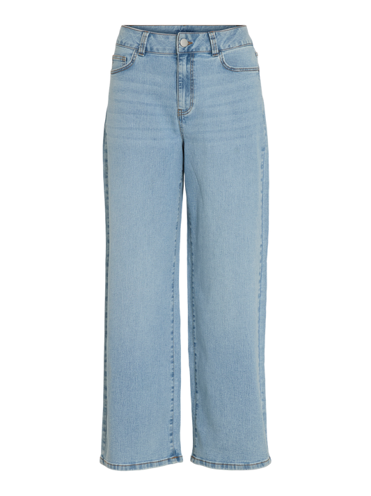 Emma HW wide jeans - Light Blue Denim