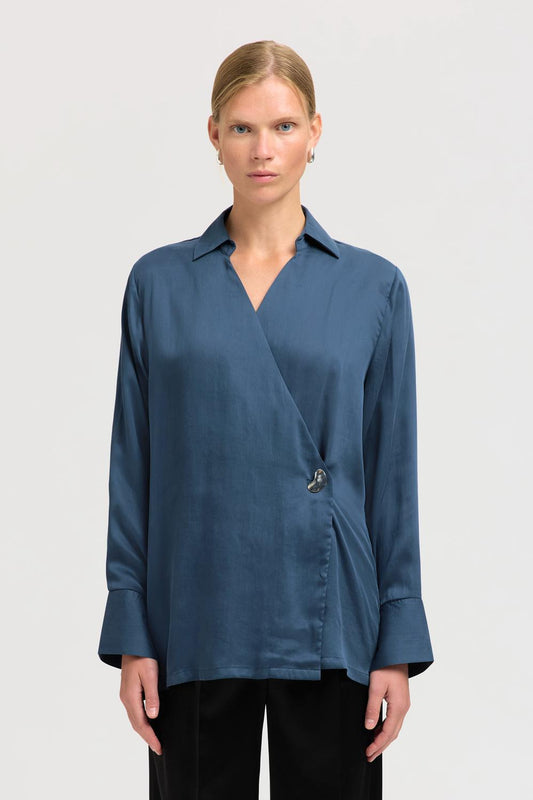 Slfjolly Ls Wrap Top B