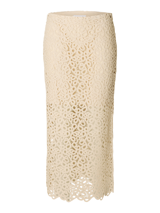 SLFALIMA HW MIDI CROCHET SKIRT B