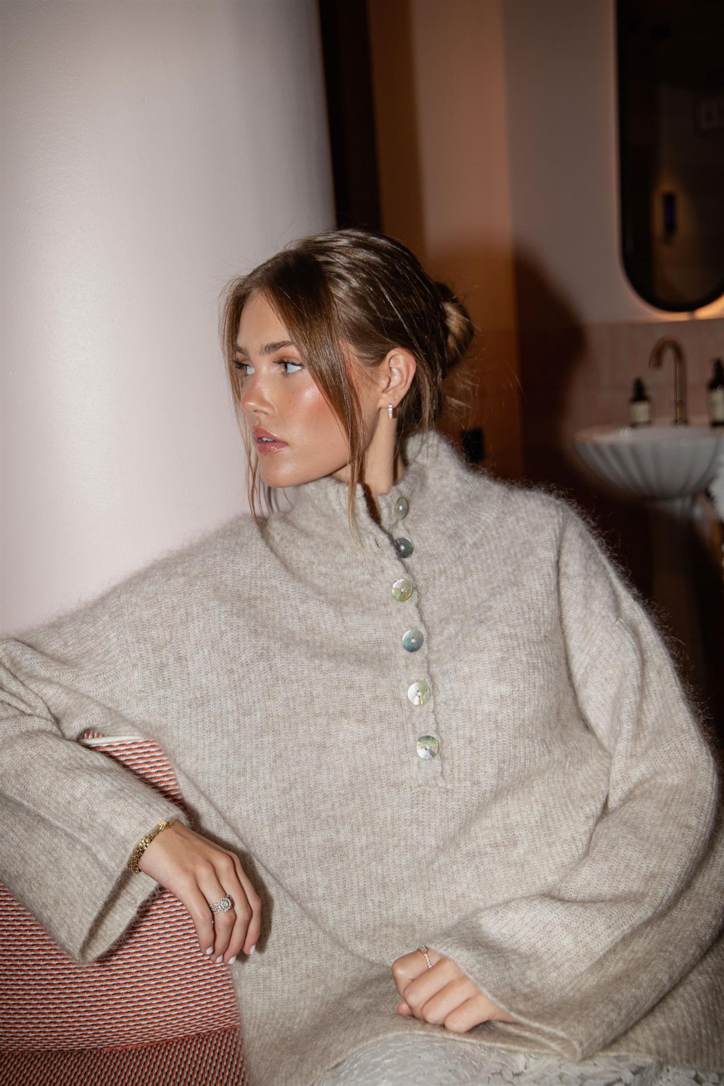 Enea Sweater Soft Beige