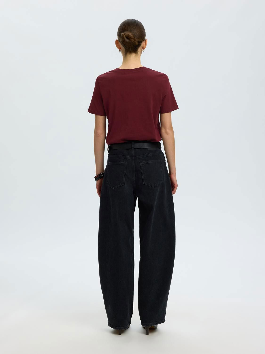 Slwessential Ss V-Neck Tee Noos