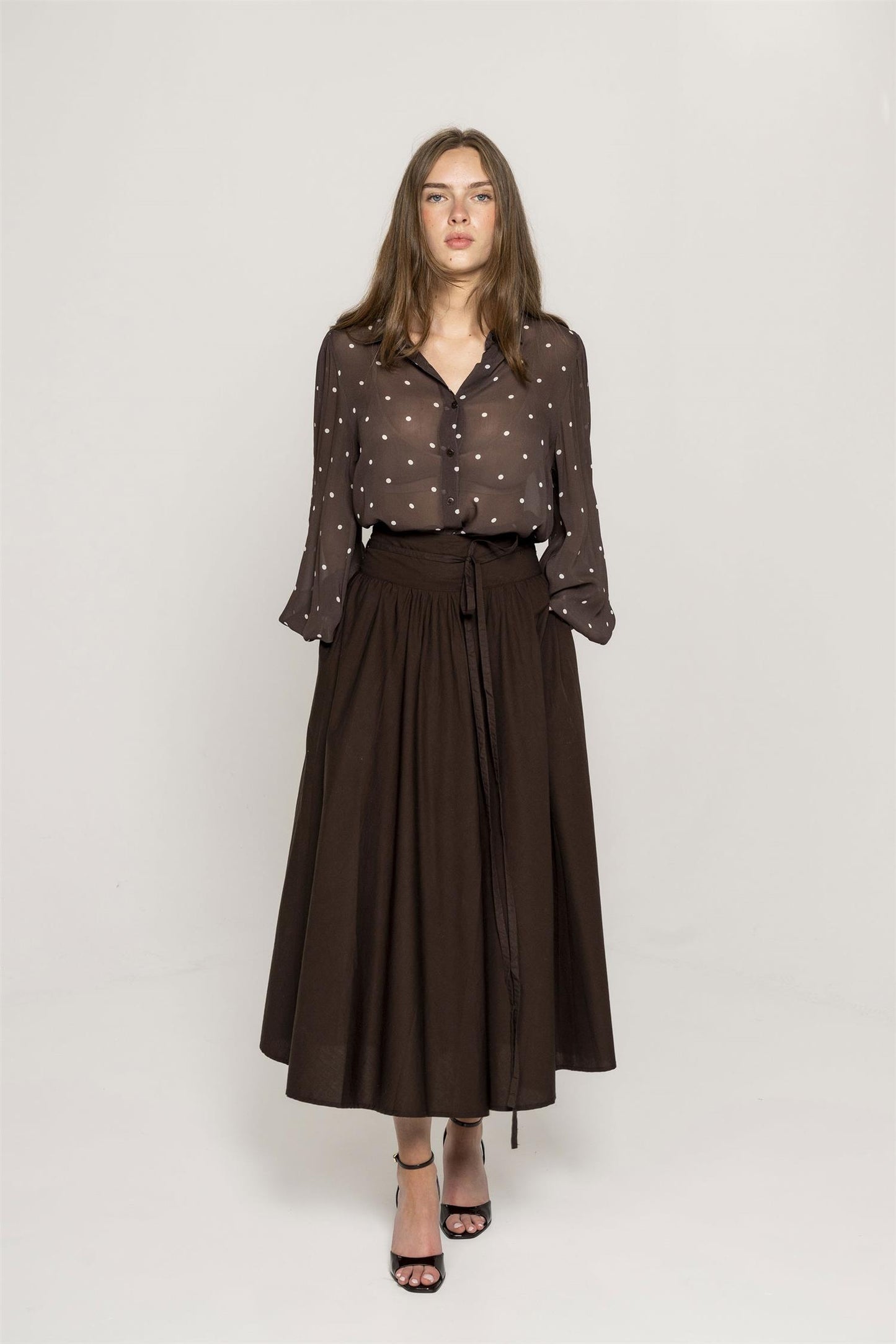 Anaya Shirt French Dot