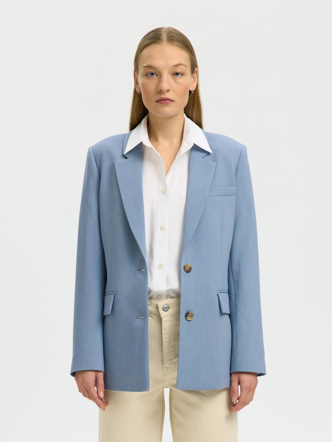 Slwrita Ls Classic Blazer Mel Noos
