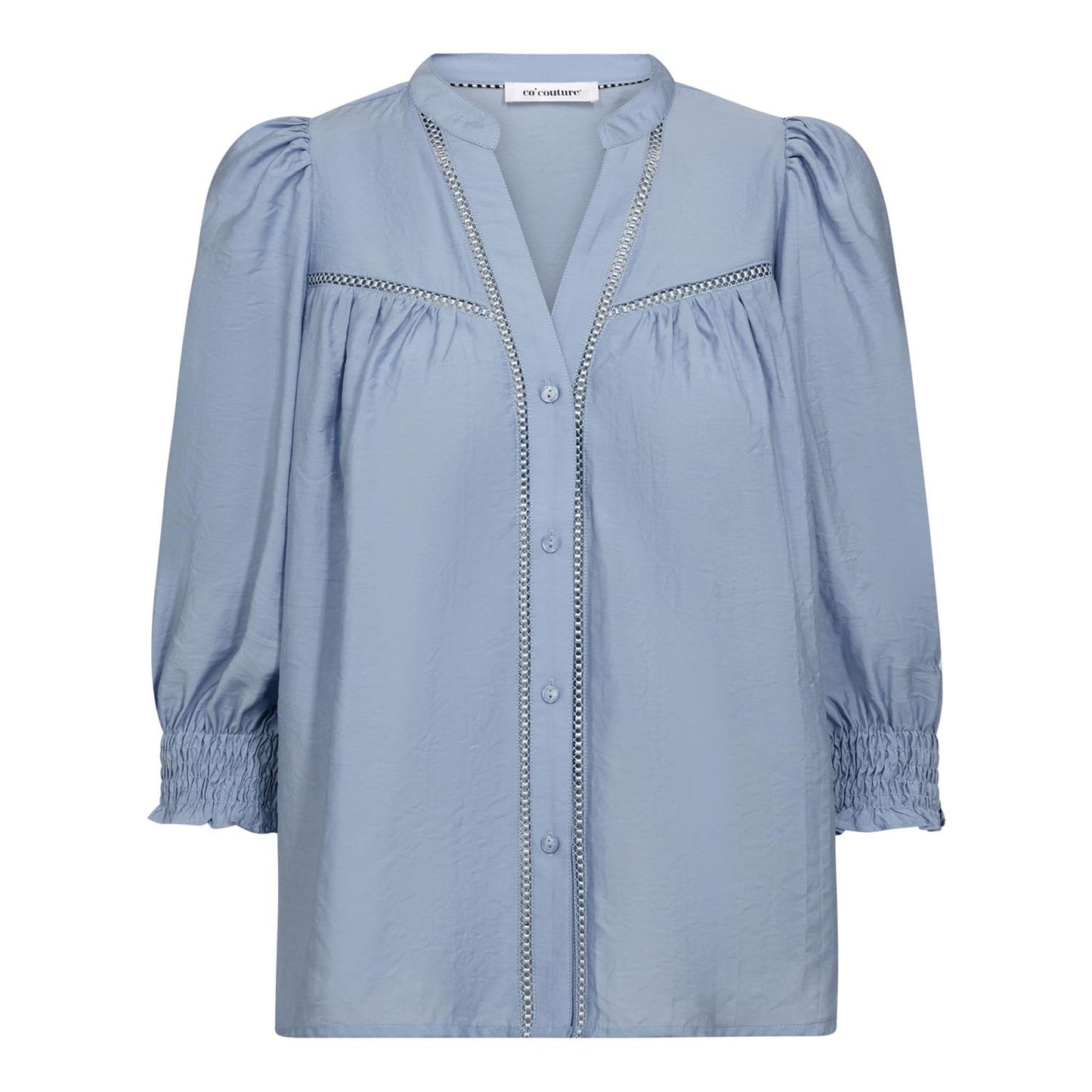 Callumcc Lace Puff V-Shirt