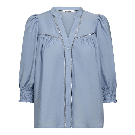 Callumcc Lace Puff V-Shirt