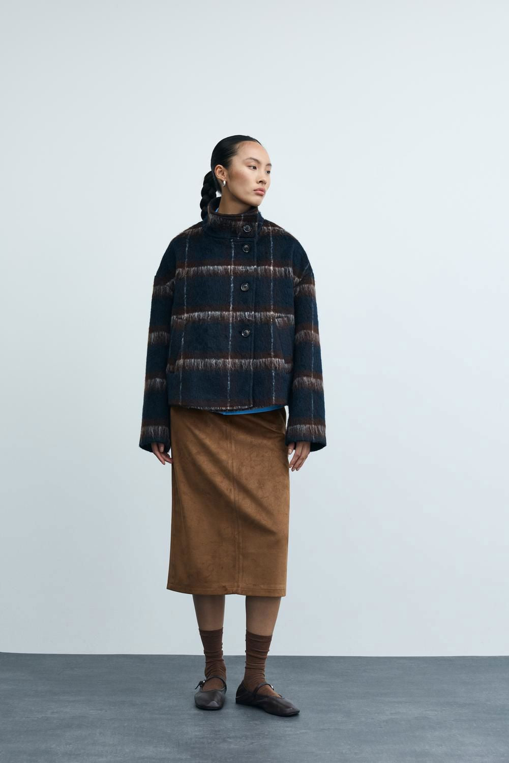Vimelon L/s Check Jacket/bfs