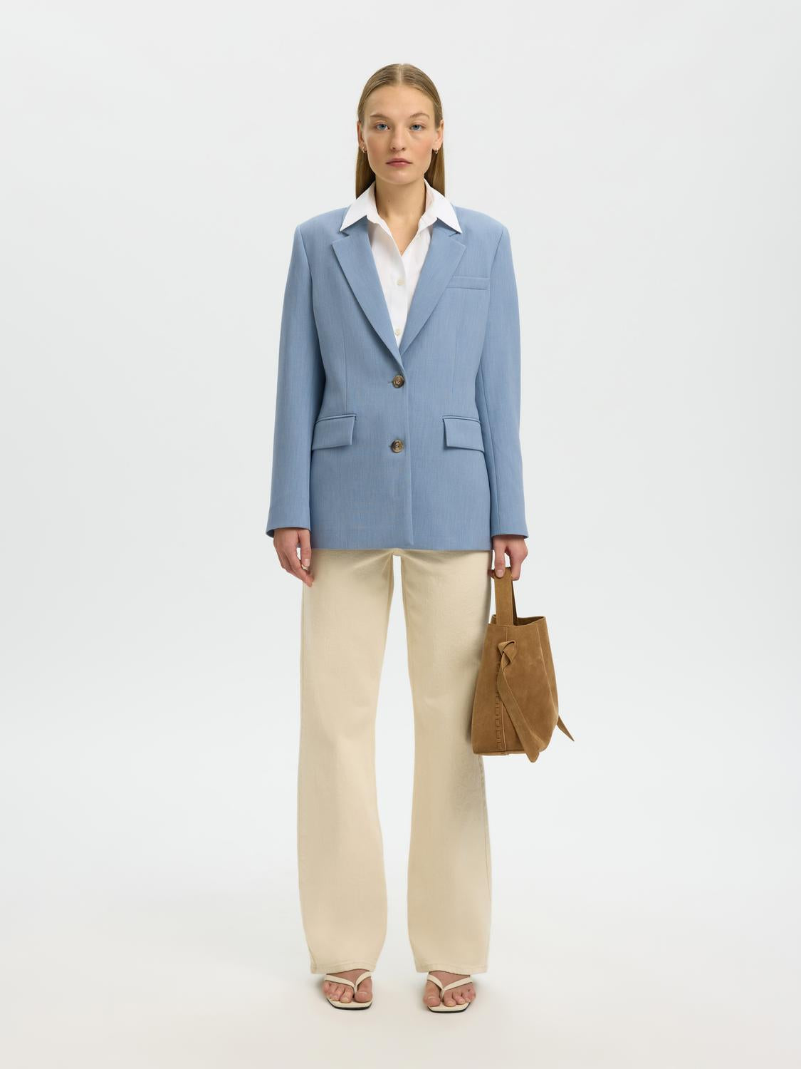 Slwrita Ls Classic Blazer Mel Noos