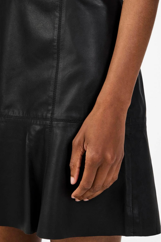 Yascolly leather skirt